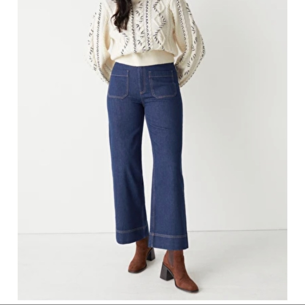 Flared Patch Pocket Jeans - & Other Stories